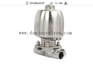 China 3 Ways Sanitary Pneumatic Divert Valves Diversion Control wholesale