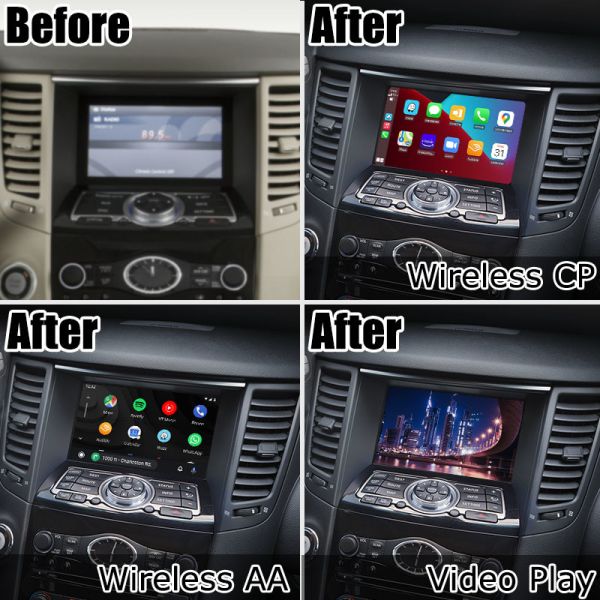 Infiniti FX35 FX50 FX37 FX QX70 IT06 HD screen upgrade with wireless carplay android auto