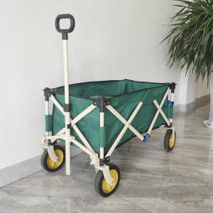 China Outdoor Camping Wagon Collapsible Fishing Cart Portable Folding Beach Trolley wholesale