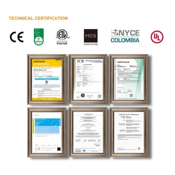 Bluesun New High Efficiency 700W 720W Solar Power Panels Home Use Perc Mono Solar Panel 720W Bifacial Solar Panel for House