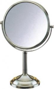 China Round Lighted Stainless Steel Makeup Mirror led 1X~5X Customized wholesale