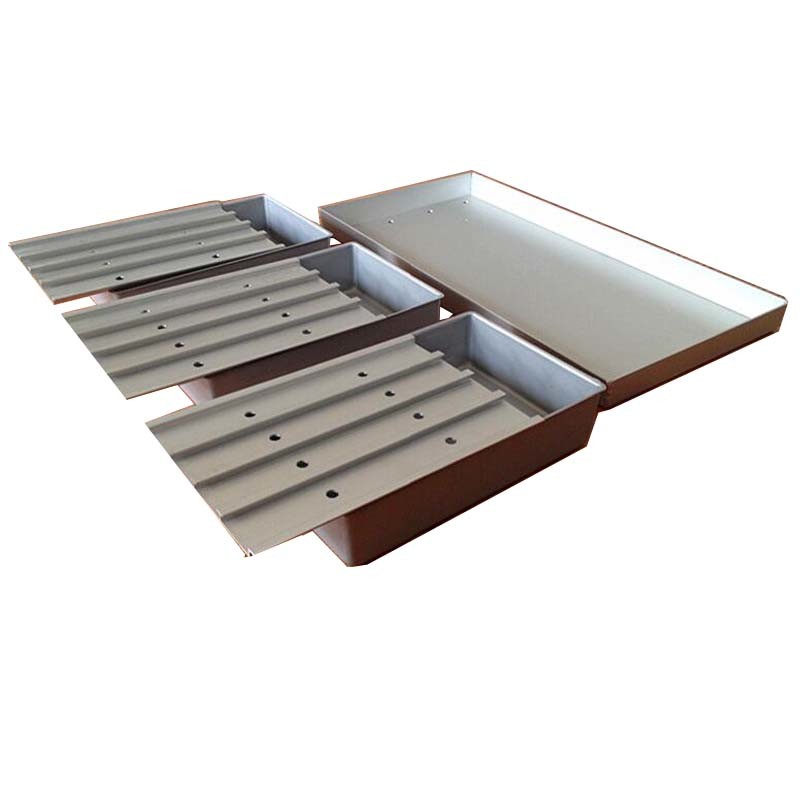 China Customized rectangle aluminum alloy trays with lid or cover wholesale