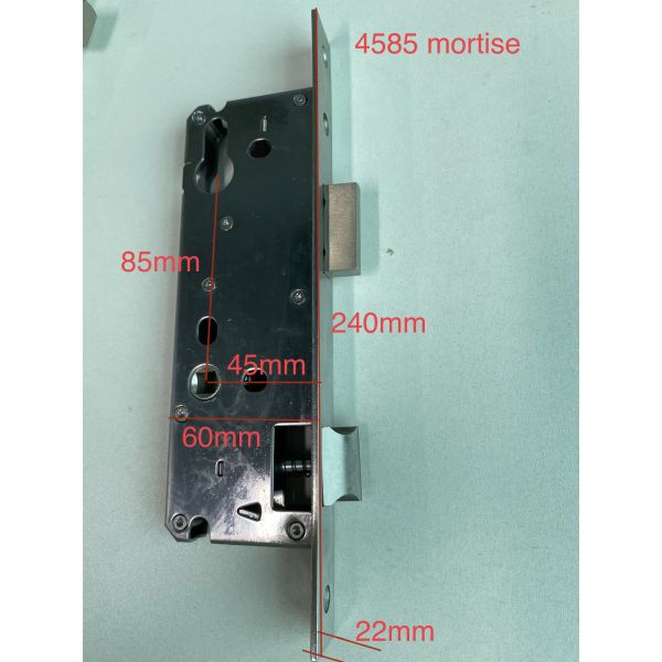 Stainless Steel Smart Mortise Lock With Digital Finger Print Key Card