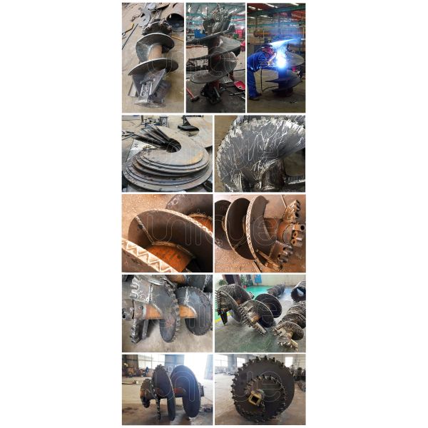 Unique Piling Diameter 1250mm Sand Auger Bit , Skid Steer Rock Auger