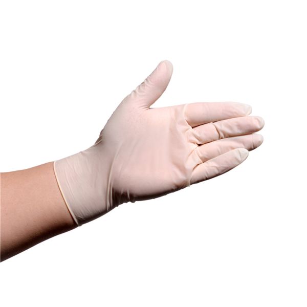 Quality 9 Inches Length Industrial Latex Glove , Chemical Resistant Latex Gloves for sale