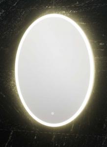 China Aluminum Alloy Frame Backlit Oval Bathroom Mirror 557X760 610X910 1010X760 wholesale