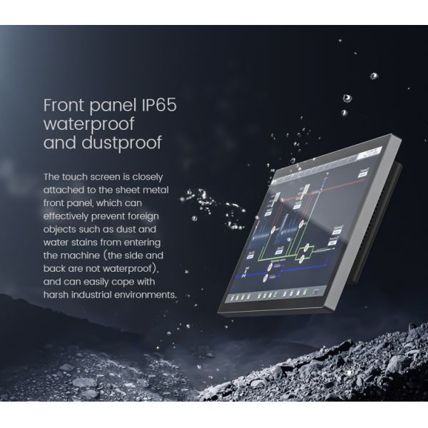 23.6" IP66 Waterproof High Brightness Industrial Touch Screen Panel PC All-In-One Tablet Industrial Computer