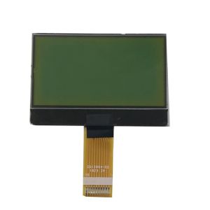 Stn Lcd Display Yewllow Green Negative Transmissive Lcd 12864 Display