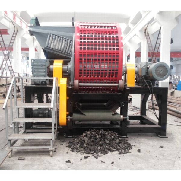 Double Shaft Tire Shredder rubber Shredder,Tire Shredder, Tire Crusher,Tire Shredding Machine- For Tire Recycling Plant