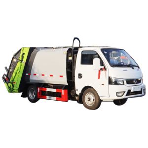 China 3CBM Dongfeng Compactor Garbage Truck Mini 4x2 Rubbish Collection Truck wholesale