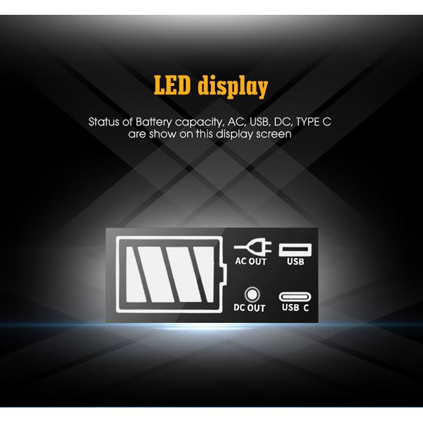 100W Solar Portable Power Station Battery 110V 220V Generator For Outdoor Camping