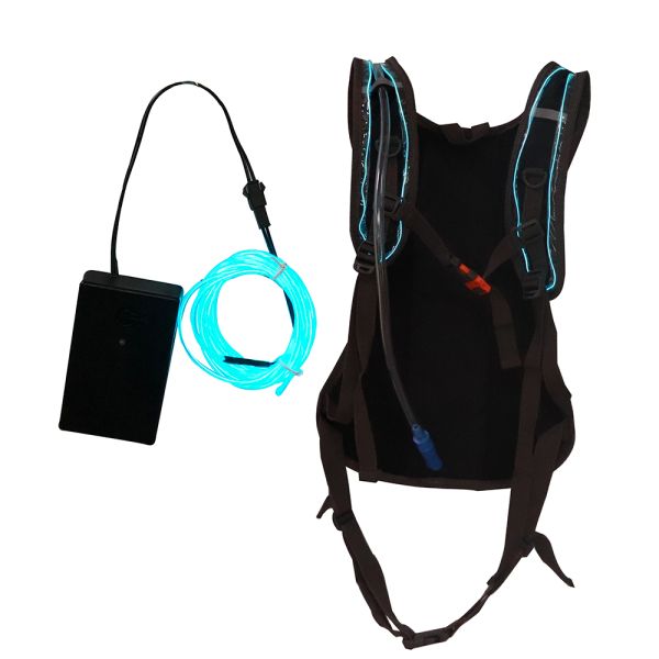 2L-2.5L Polyester Outdoor Sports Hiking Running Bicycle LED Lights Hydration Bladder Water Bladder Bag Hydration Backpac