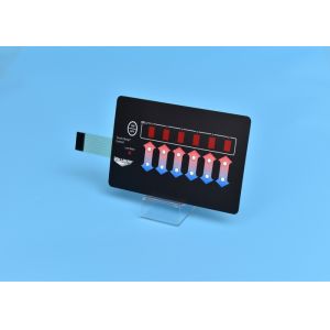 Buy cheap Gradient Printing Keyboard Membrane Switch With Led Touch Temp Control from wholesalers