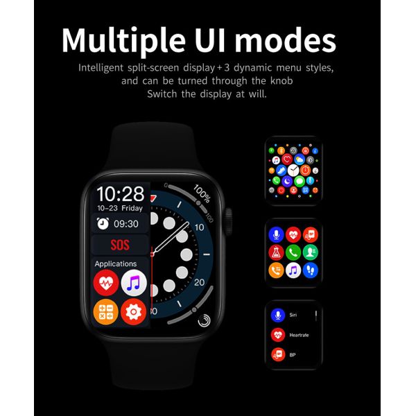 U98 Plus BT 5.0 Iwo5 Body Temperature Smartwatch Bluetooth Call