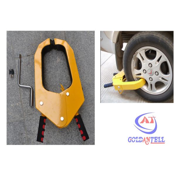 Quality Waterproof manual Car Wheel Clamp anti theft steel environmental protection for sale