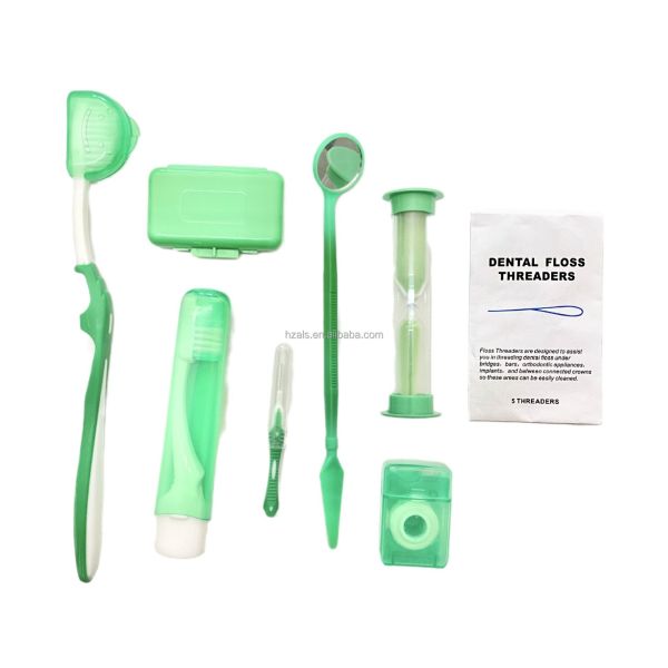 8 in 1 Orthodontic Oral Cleansing Kit Orthodontic Oral Hygiene Kit Orthodontic toothbrush