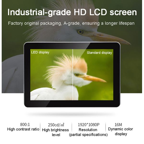 19 inch Embedded Industrial Display Terminal 1024*768 LCD Display Capacitive Resistive Touch Screen All in One Computer ﻿