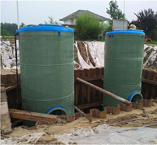 Multi Function Submersible Prefabricated Pump Station For Wastewater Treatment