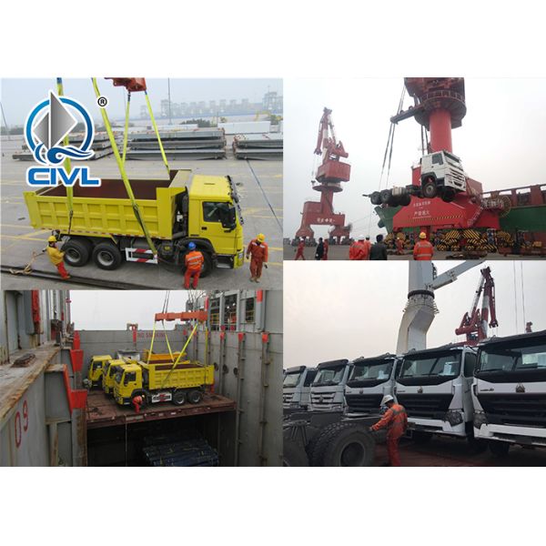 6x4 30t Hyva Front Lift Sinotruk Howo Cargo Truck / Lorry Truck Zz1257s4341w