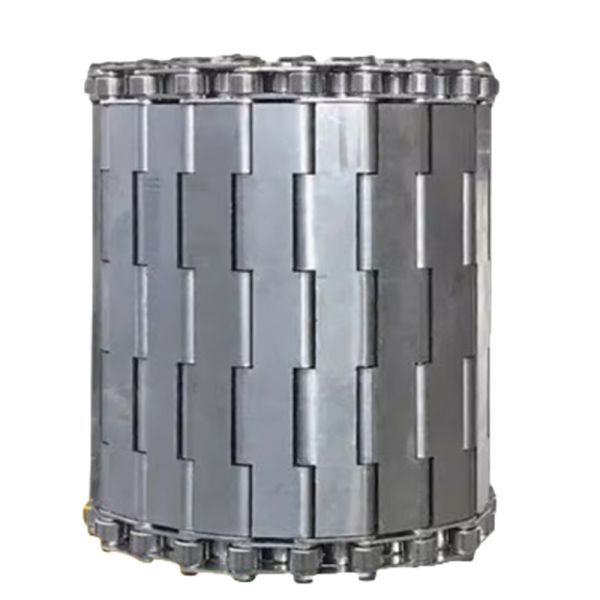 Customized Stainless Steel Conveyor Parts Perforated Link Wood Chip Conveyor Hinge