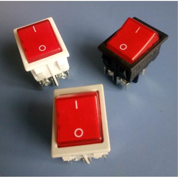 6 Pin Dpdt Boat Rocker Switch On - Off - On Over 100mΩ Insulation Resistance
