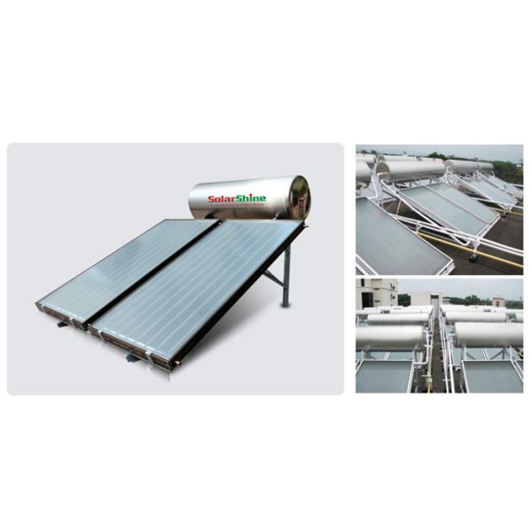 Safety Solar Panel Hot Water Heater , Thermosiphon Solar Water Heater