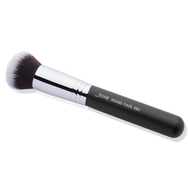Small Dense 1pc Round Face Brush Buffed Powder Foundation