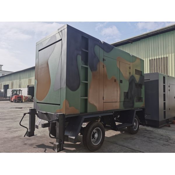 Trailer Mounted 60HZ 500kva Diesel Generators EPA Volvo Penta Genset