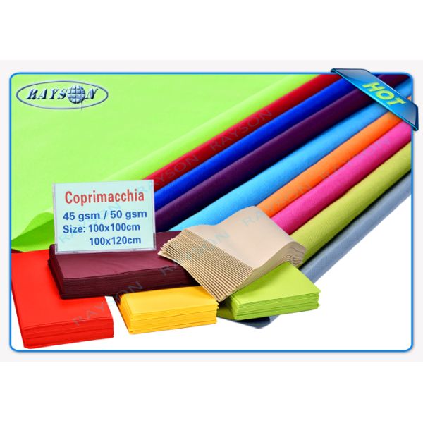 Virgin Polypropylene Spunbond Non Woven Fabric Rolls 40GR-70GR With Multi Colors