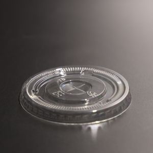 Round Plastic Cup Lid Flexible Leakproof Plastic Snap On Lids