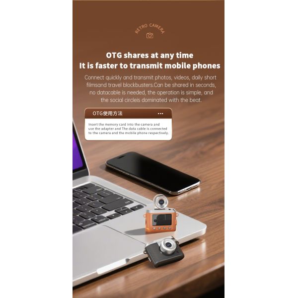 Y7000 Mini Camera side view