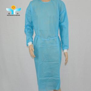 China Long Sleeve Polyethylene Isolation Gowns with Elastic Cuffs 120*140cm wholesale