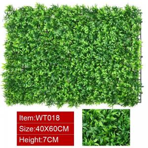 China Customized 3D Decoration Panel Vertical Garden Artificial Fake Green Wall 40*60cm wholesale