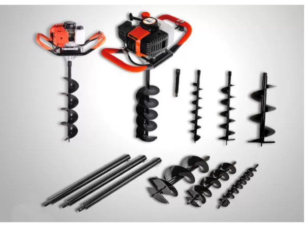 52CC Earth Auger 6" Auger Bit Digger 32 Inch Gas Power Post Hole Digger