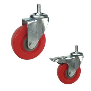 100mm Diameter 198LBS Capacity Swivel Medium Duty Casters With Covers