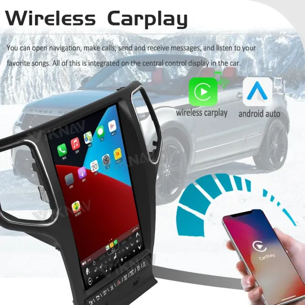 2014-2022 Jeep Grand Cherokee Radio Replacement GPS Navigation ODM