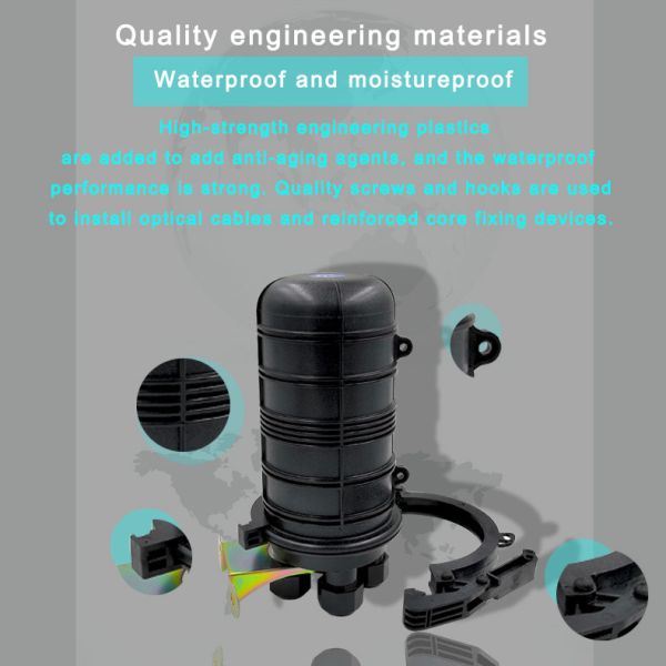 48 Cores Wall Mount Fiber Optic Joint Box Splice Closure Enclosure Outdoor FOSC MPP Mechanical