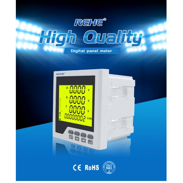 Multimeters power energy multiple electriclty meter with LCD