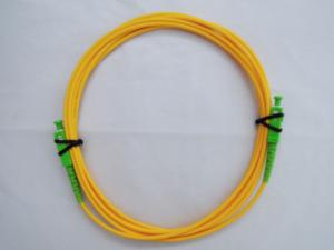 China High dense connection, easy for operation SC APC Fiber Optic Patch Cord for FTTX + LAN wholesale