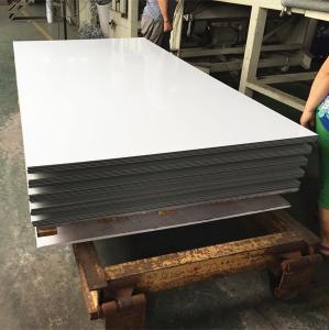 China White Aluminium Composite Sheet Brushed Surface For Building Exterior Wall on sale