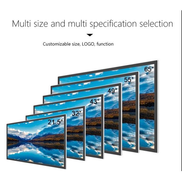 Wall Mount Indoor Outdoor Lcd Digital Signage 55 Inch 1080p With Android6.0