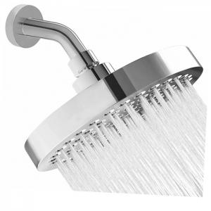 China ABS Nozzle Single Rainfall Shower Head 6in High Pressure Fixed Shower Head wholesale