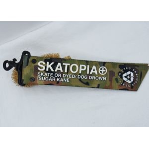 China 2D Embossed Custom Silicone Keychains With Canvas For Men wholesale