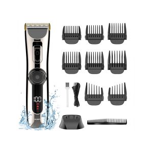 China 2200mAh Electric Hair Trimmer , 100v-240v Waterproof Clippers Rechargeable wholesale