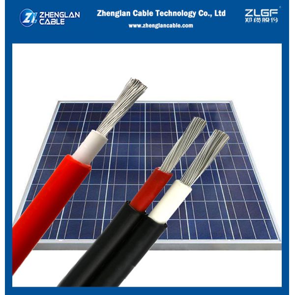 Quality 6mm Xlpe Insulation Solar Cable Pv Wire 200m / Roll Red for sale