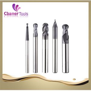 Buy cheap Hot Sale High Speed HRC60 2Flutes carbide ball nose metal end mills from wholesalers