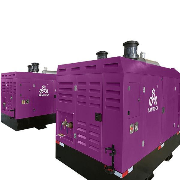 410KW Rotary Screw Air Compressor Diesel Power Source Air Consumption 31-29m2/min