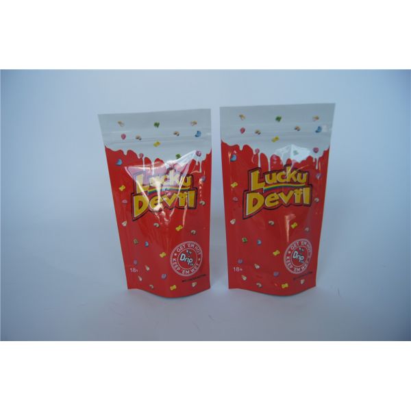 Black Plastic k Bags Medical Cannabis / Tobacco / Herbal / Spice Packing