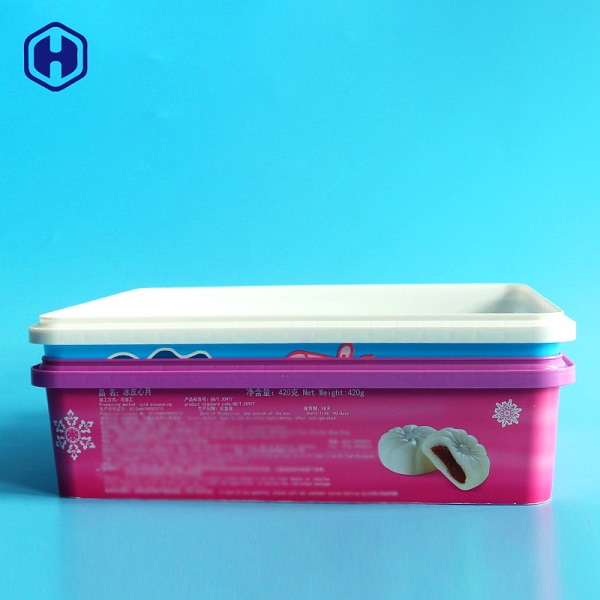 Eco Friendly Hygienic IML Box Without Handle Odorless BPA Free