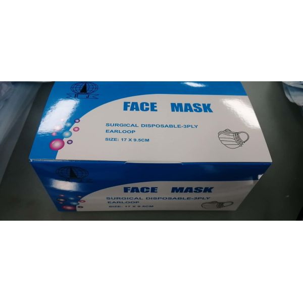 High quality BFE 95% 99% EN14683:2019 3-Ply Disposable surgical laboratory face mask TYPE I/II